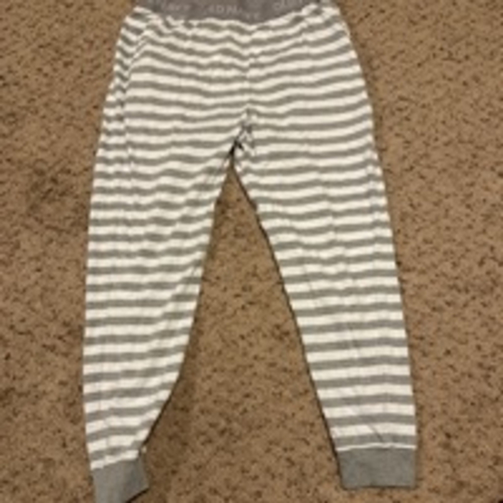 Men's Old Navy Pants L Gray & White